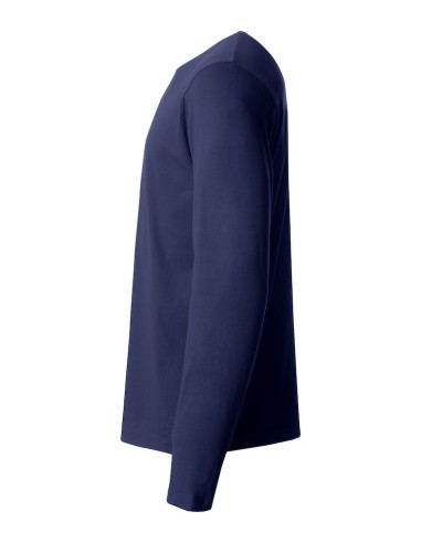Basic-T L/S - Bleu Foncé