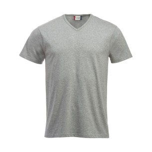 Fashion-T V-neck - Gris Mélange