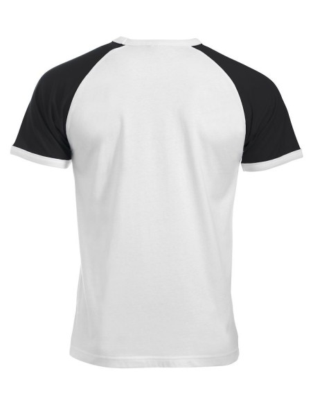 Raglan-T - Blanc & Noir