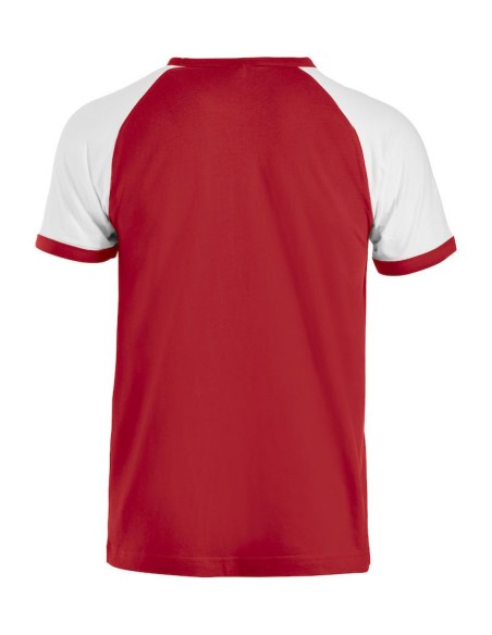 Raglan-T - Rouge & Blanc