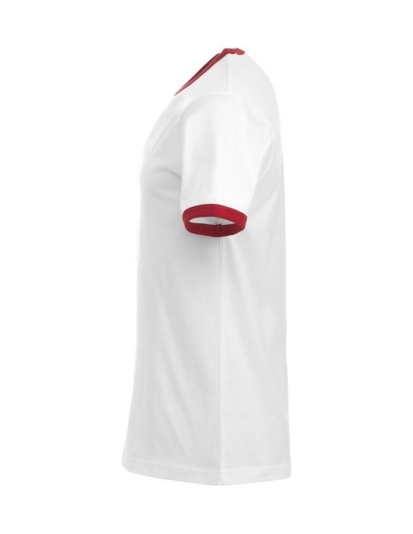 T-shirt Nome - Blanc & Rouge