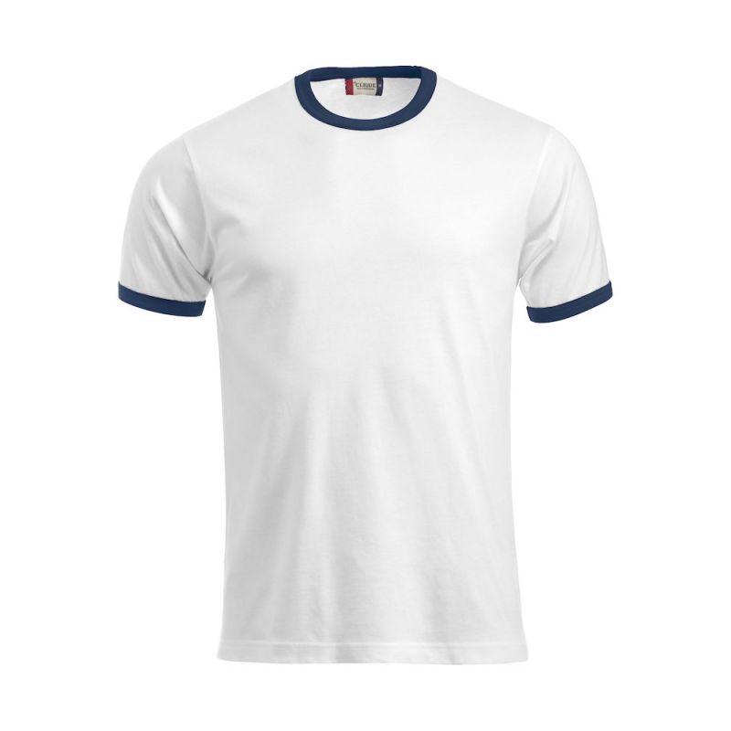 T-shirt Nome - Blanc & Marine