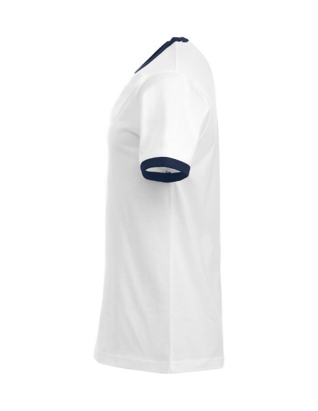 T-shirt Nome - Blanc & Marine