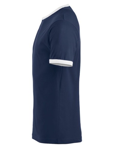 T-shirt Nome - Marine & Blanc