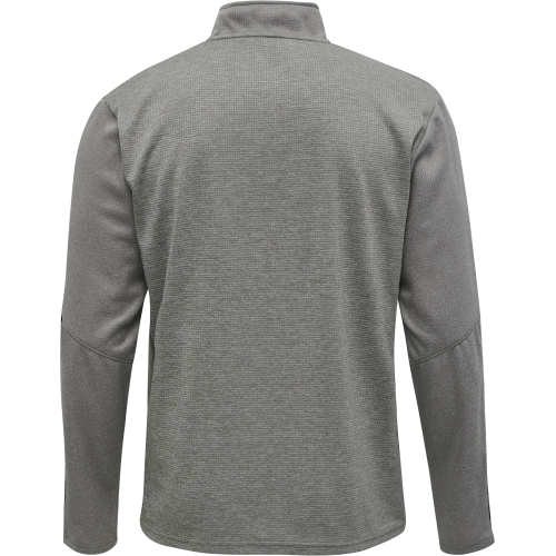 Hummel HML Authentic Half Zip Sweatshirt - Gris Chiné