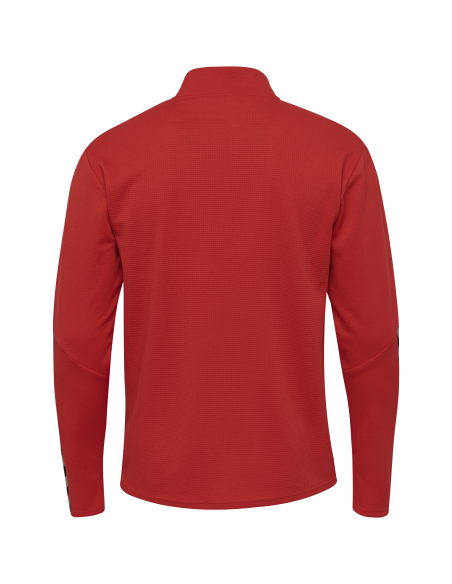 Hummel HML Authentic Half Zip Sweatshirt - Rouge