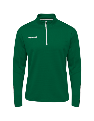 Hummel HML Authentic Half Zip Sweatshirt - Vert