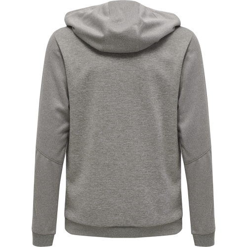 Hummel HML Authentic Poly Hoodie - Gris Chiné
