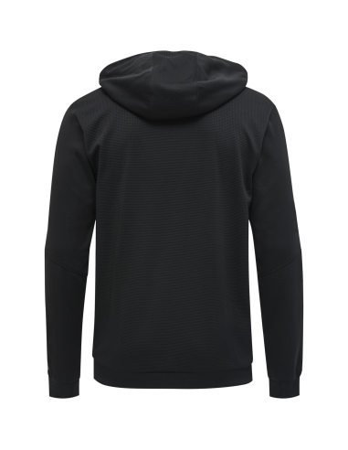 Hummel HML Authentic Poly Zip Hoodie - Gris Chiné
