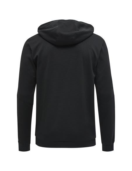 Hummel HML Authentic Poly Zip Hoodie - Gris Chiné Hummel HML Authentic Poly Zip Hoodie - Gris Chiné