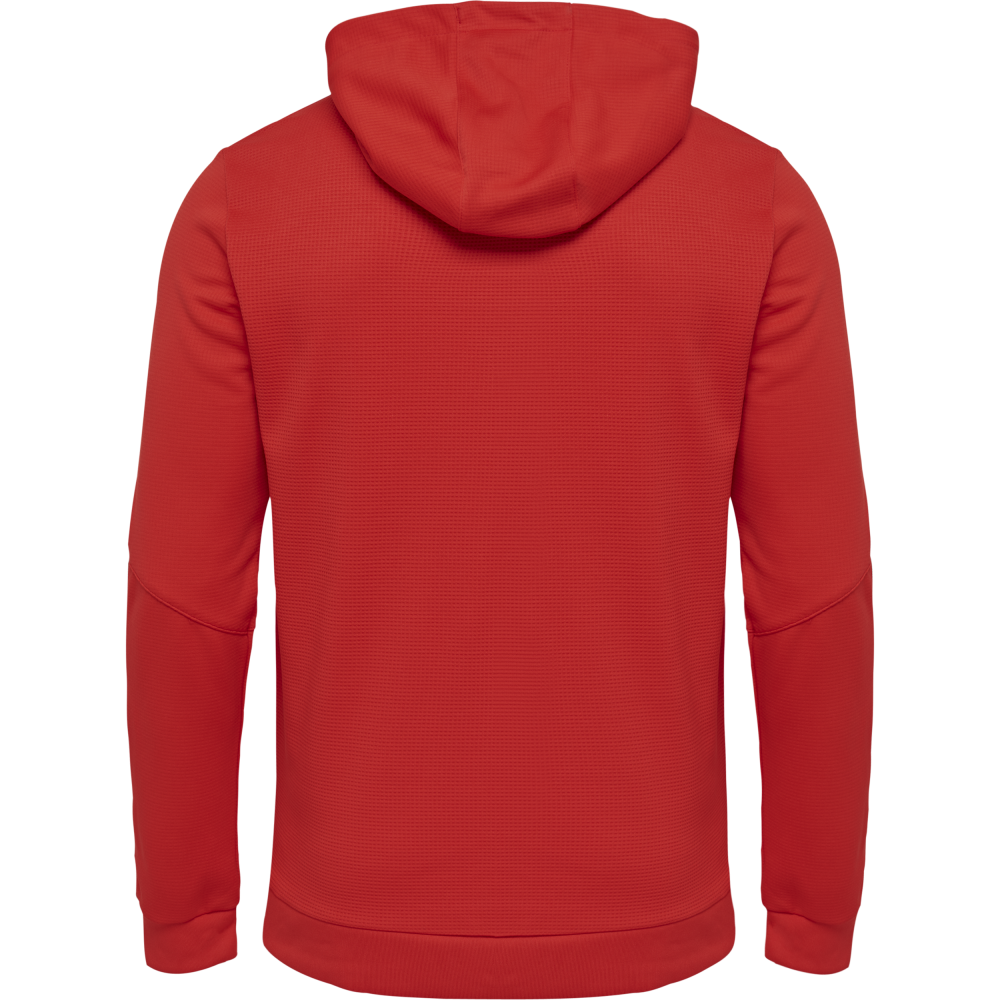 Hummel HML Authentic Poly Zip Hoodie - Rouge