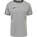 Hummel HML Authentic Training Tee - Gris Chiné