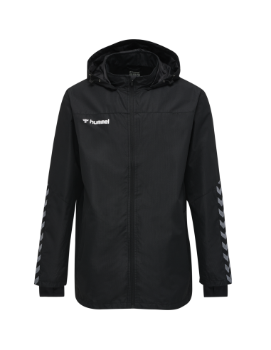 Hummel HML Authentic All-Weather Jacket - Noir & Blanc