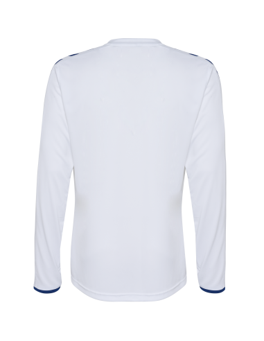 Hummel Core SS Poly Jersey - Blanc & Royal