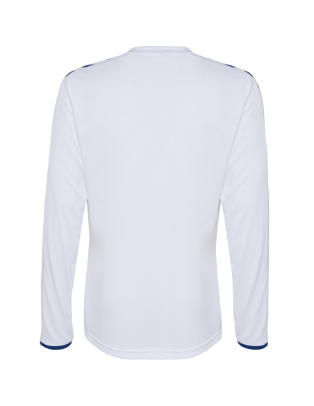 Hummel Core SS Poly Jersey - Blanc & Royal Hummel Core SS Poly Jersey - Blanc & Royal