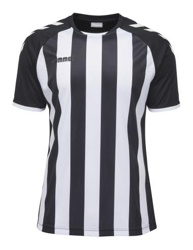 Hummel Core Striped SS Jersey - Blanc & Noir