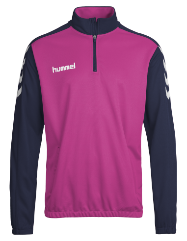 Hummel Core 1/2 Zip Sweat - Marine & Rose Violet