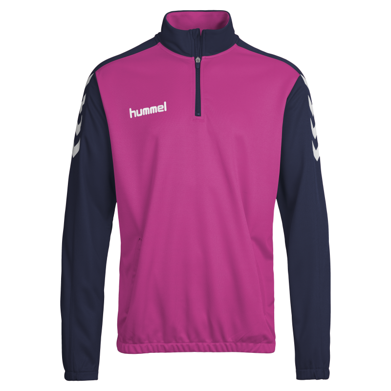 Hummel Core 1/2 Zip Sweat - Marine & Rose Violet