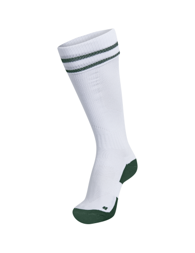 Hummel Element Football Sock - Blanc & Vert Foncé