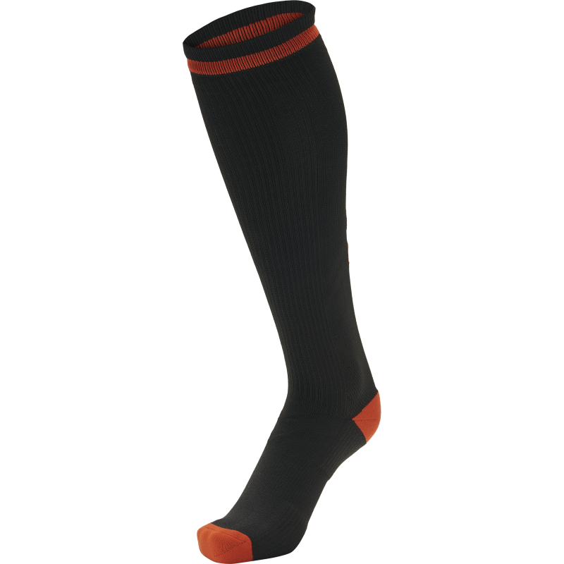 Hummel Elite Indoor Sock High - Noir & Rouge