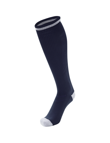 Hummel Elite Indoor Sock High - Marine & Blanc