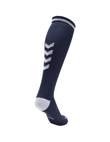 Hummel Elite Indoor Sock High - Marine & Blanc