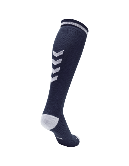 Hummel Elite Indoor Sock High - Marine & Blanc