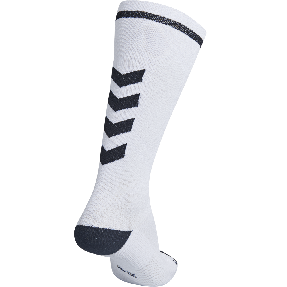 Hummel Elite Indoor Sock High - Blanc & Noir
