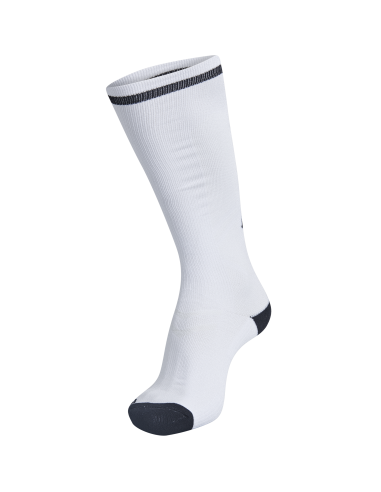 Hummel Elite Indoor Sock High - Blanc & Noir