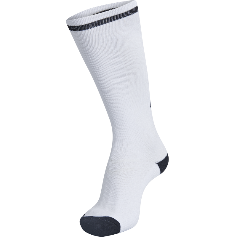 Hummel Elite Indoor Sock High - Blanc & Noir