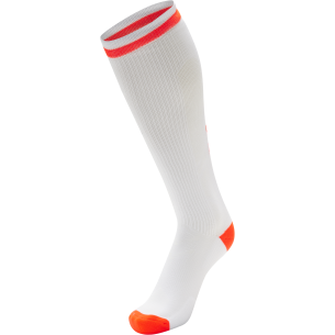 Hummel Elite Indoor Sock High - Blanc & Rouge Diva Pink