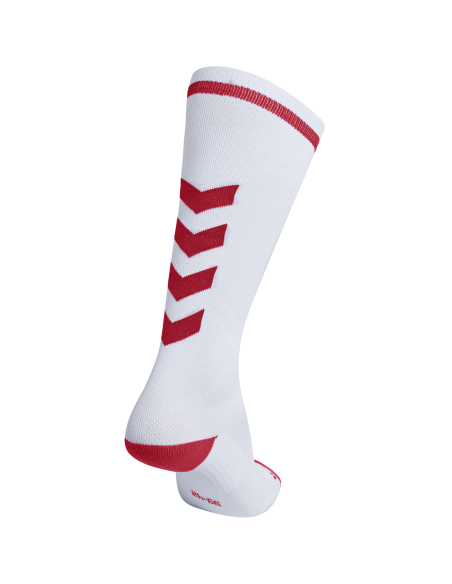 Hummel Elite Indoor Sock High - Blanc & Rouge