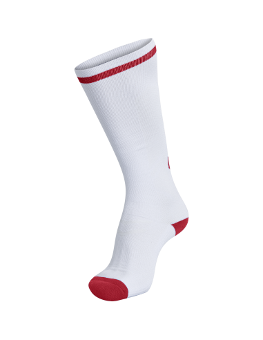 Hummel Elite Indoor Sock High - Blanc & Rouge