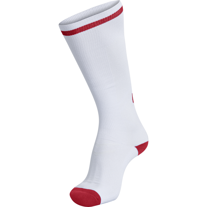 Hummel Elite Indoor Sock High - Blanc & Rouge