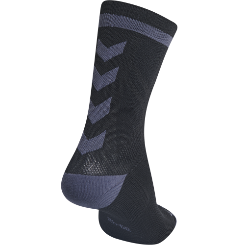 Hummel Elite Indoor Sock Low - Noir &amp; Gris Foncé