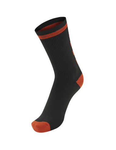 Hummel Elite Indoor Sock Low - Noir & Rouge