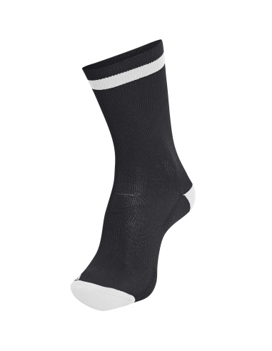 Hummel Elite Indoor Sock Low - Noir & Blanc