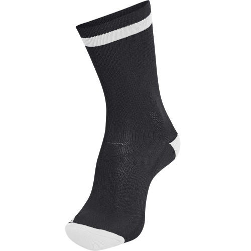 Hummel Elite Indoor Sock Low - Noir & Blanc