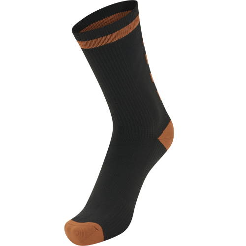 Hummel Elite Indoor Sock Low - Noir & Marron