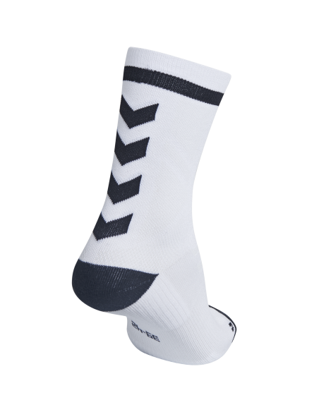 Hummel Elite Indoor Sock Low - Blanc & Noir