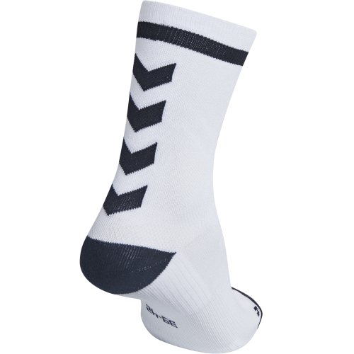 Hummel Elite Indoor Sock Low - Blanc &amp; Noir