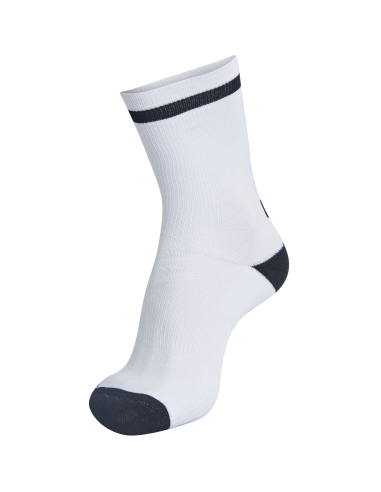 Hummel Elite Indoor Sock Low - Blanc & Noir