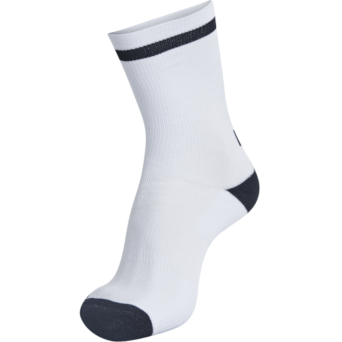 Hummel Elite Indoor Sock Low - Blanc & Noir