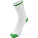 Hummel Elite Indoor Sock Low - Blanc & Vert Jelly Bean