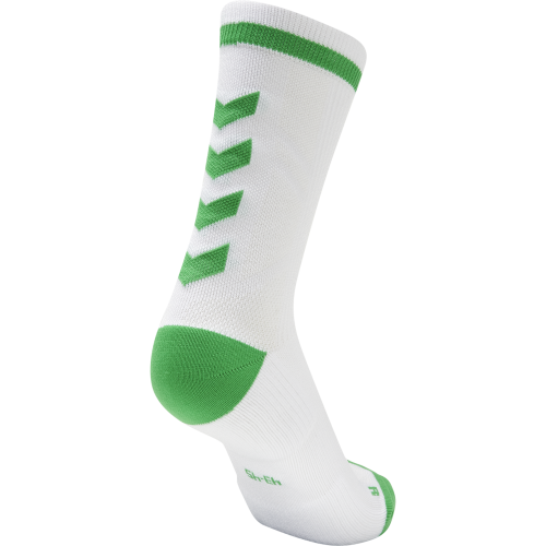 Hummel Elite Indoor Sock Low - Blanc &amp; Vert Jelly Bean