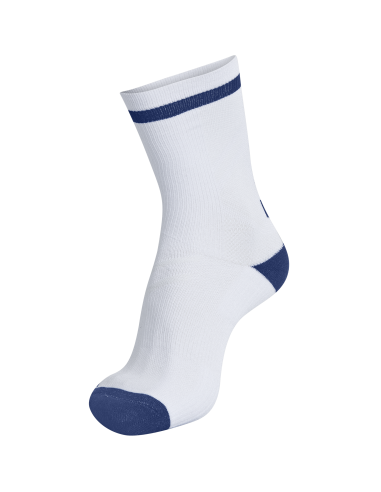 Hummel Elite Indoor Sock Low - Blanc & Royal