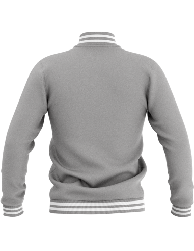 Veste College - Gris chiné