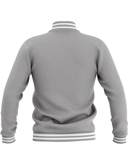 Veste College - Gris chiné