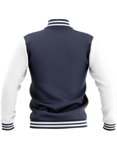 Veste College - Marine & Blanc