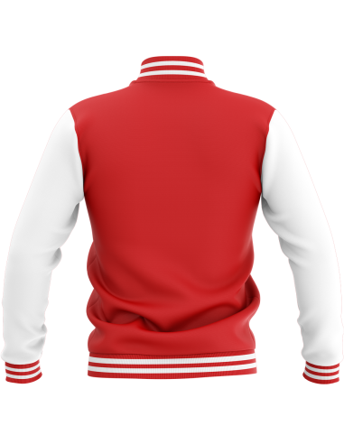 Veste College - Rouge & Blanc